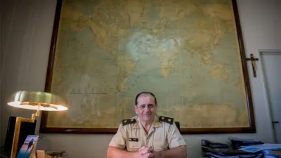 Imagen de archivo del General de Brigada Guillermo Olegario Gonzalo Pereda, actual director General de Planeamiento Militar del Estado Mayor Conjunto.