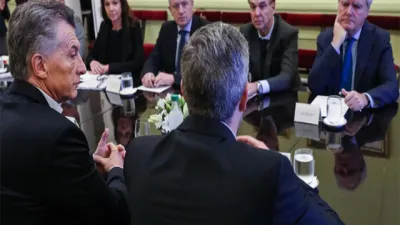Miguel Ángel Pichetto en la reunión de Gabinete 
