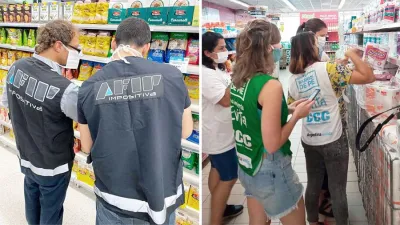 A la calle. Habrá inspectores de la AFIP desde mañana. Ayer, los movimientos sociales salieron a controlar y desde la Rosada intentaron despegarse.