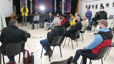 reunión de hoteleros y gastronómicos con Walser