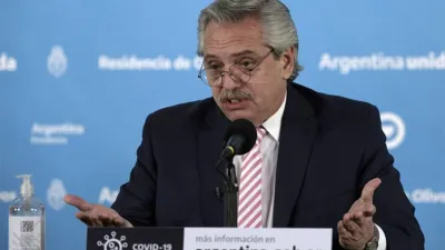 El Presidente Alberto Fernández dio positivo de coronavirus el último viernes.