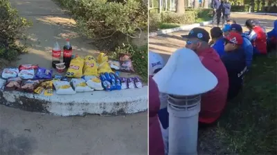 Doce hinchas del club uruguayo Nacional fueron detenidos tras un robo piraña en una estación de servicios en inmediaciones de Concordia.