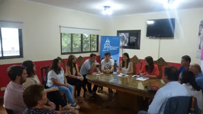 reunión Claudia Monjo con concejales