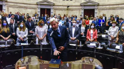 Rogelio Frigerio juró como diputado nacional