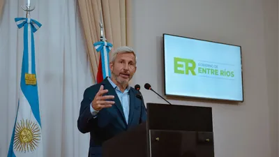 Imagen de archivo del gobernador Rogelio Frigerio.