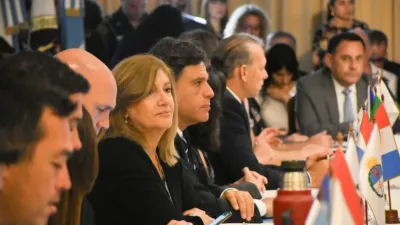 Rosario Romero en el Consejo Federal de Seguridad