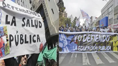 reclamos salud y educación públicas