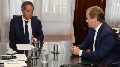 Bordet y Scioli acordaron potenciar la exportación de Entre Ríos a Brasil
