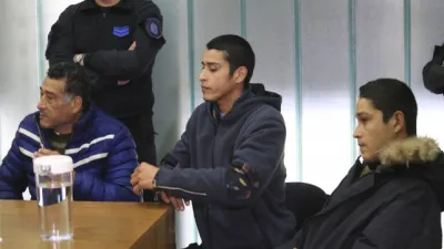 Oscar Siboldi y sus hijos Brian y Alexis (Foto:Uno)