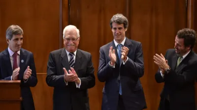 Jorge Todesca al asumir en el INDEC