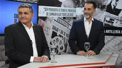José Torres y Jorge Majluff desde el estudio de Cuestión de Fondo (Canal 9, Litoral) y Carlos Elgart de manera virtual desde Gualeguaychú, analizaron el escenario electoral de cara al domingo 22 de octubre.