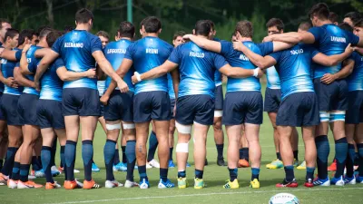 Con los entrerrianos Kremer y Ortega Desio, “Los Pumas” debutan en el Mundial