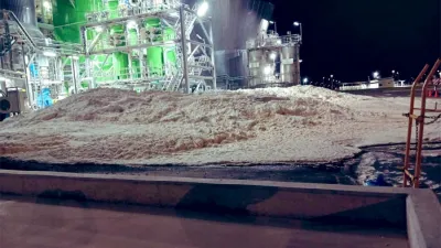 La producción está detenida desde el sábado tras romperse una cañería de pulpa de celulosa que, aseguran, no tiene impacto en el ambiente ni en la salud humana.