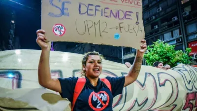 marcha contra UPM