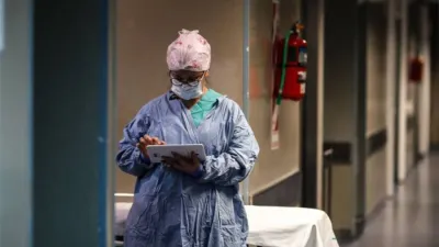 Hay por el momento 608 personas internadas en Unidades de Terapia Intensiva.