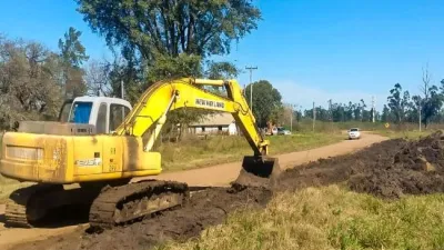 Vialidad trabaja en la red caminera del departamento Federación
