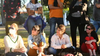 Gaillard se reunió con artistas y trabajadores de la cultura en Paraná