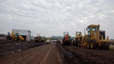 Inició la construcción de 110 viviendas en Rosario del Tala y Urdinarrain