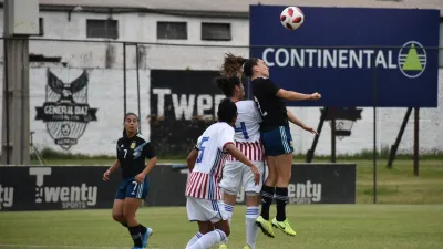 Fútbol: con entrerrianas en cancha, la selección argentina femenina ganó en Asunción