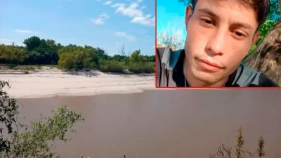 Hallaron restos que serían del joven desaparecido en el río Gualeguay. Foto: (Canal5Univisión).