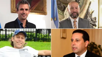 Martín Menem, Diego Spagnuolo, Emmanuel Kovalivker y Daniel M. Garbellini.