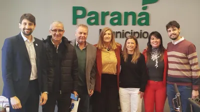 La intendenta Rosario Romero recibió al presidente de la LPF, Alejandro Schneider