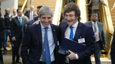 Luis Caputo y Javier Milei
