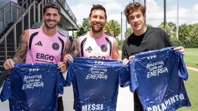 Franco Colapinto, De Paul y Messi