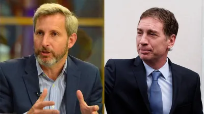 Imagen de archivo de Rogelio Frigerio y Diego Santilli.