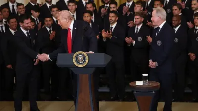 Messi y Trump