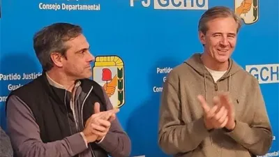 Guillermo Michel y Adán Bahl, candidatos del PJ en Entre Ríos.